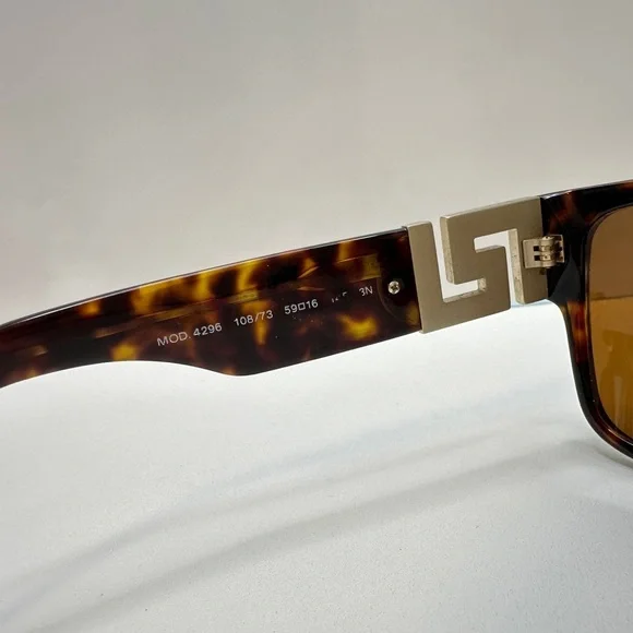 Versace Sunglasses 4296 108/73 Tortoise Brown – Made in Italy - Picture 10 of 12